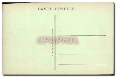 Castelo de Chantilly — Fachada e a Capela — A.P. — Verso