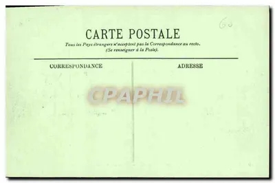 Zamek w Chantilly — Zamek widziany z Parku — LL. — N°10 — Rewers
