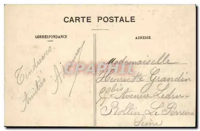 Castelo de Pierrefonds — A Facha — Foto G. Duclos, Pierrefonds, n°67 — Verso