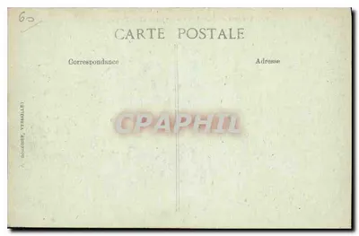 Okręgi Chantilly — Zamek Królowej Białej — Wydawca: A. Bollhöfer, Versailles — Rewers
