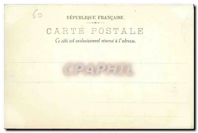 Zamek w Compiègne — Pokój spania Napoleona — LL. n°28 — Rewers