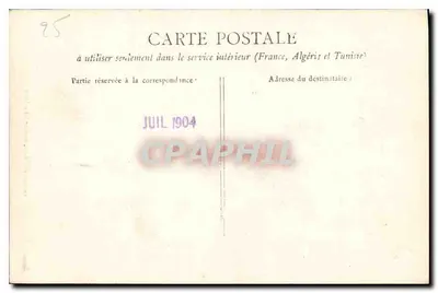 El Salto del Doubs, altura 28 metros — tarjeta postal — Reverso
