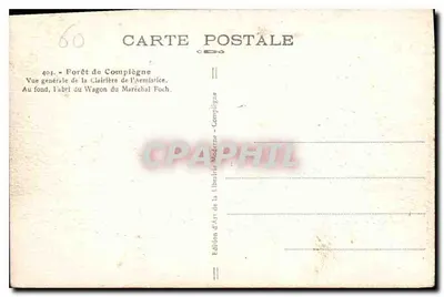 Las Compiègne — Ogólny widok na Las Armistice — Wydawnictwo Sztuki z Biblioteki Nowoczesnej - Compiègne — Rewers