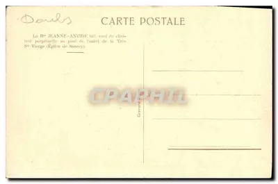 A B° Jeanne-Antide — Voto de castidade perpétua ao pé do altar da Virgem Santíssima — Gavures-Briant — Verso