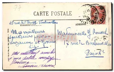 Castello di Fontainebleau — La Bibliothèque — N.G. n°78 — Verso