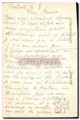 Environs de Cauterets - La Raillère - LL — Verso