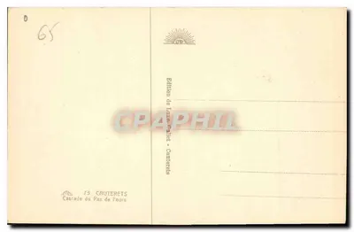 Wodospad Pas de l'Ours — Cauterets — Wydawnictwo Tizna-Égilet — Rewers