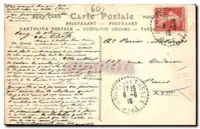 Beeld van Jeanne Hachette — Beauvais — door Vital-Dubray — Achterkant