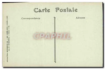 Pałac w Compiègne — Główne wejście, strona ogrodu — Rewers