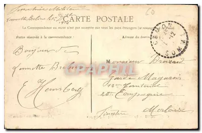 Compiègne — Zamek — Front główna — Wydawnictwo Nowe Galerie — Rewers