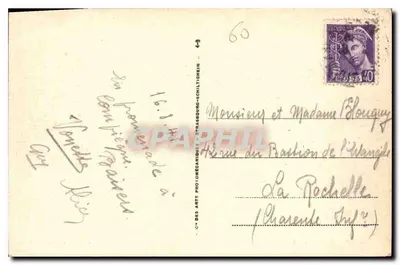 Pałac w Compiègne — Widok na Beaux Monts — ND 115 — Rewers