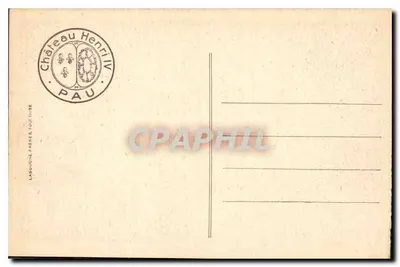 Pau — Zamek Henryka IV — Pokój Pamięci zwany 'Henrykem d'Albret' — Rewers
