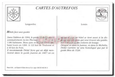 AX-les-THERMES — Trasa do Hiszpanii i hotele — LL.37 — Rewers