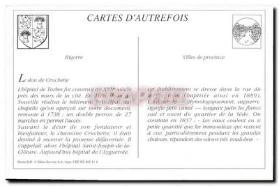 Tarbes, rua das Pirineus - A Capela e o Jardim do Hospital - Selects — Verso