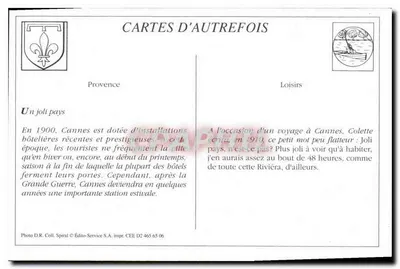 CANNES — HOTEL ST-CHARLES — Édito-Service S.A. nr CEE D2 465 06 — Rewers