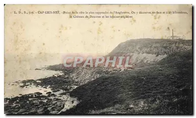 Cabo Gris-Nez — Ponto da costa mais próximo da Inglaterra — L. D., B., 516