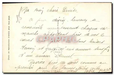 Toute la vie — Poem romantyczny — PC PARIS n°4279/1 — Rewers
