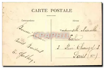 Reims — Catedral Nossa Senhora em restauração — Voge Générale — Verso