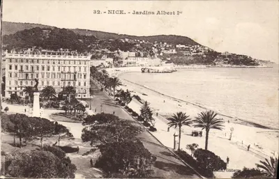Nice - Jardins Albert Ier — Karta Gillette, nr 32