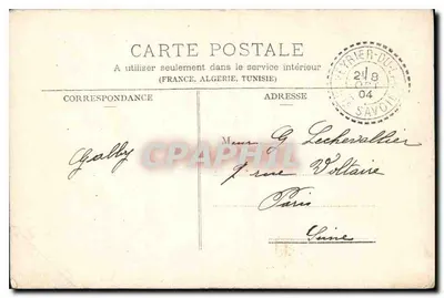 Chamonix - La Grotte du Mt. Blanc — A. Gabet, Annecy, n°440 — Rewers