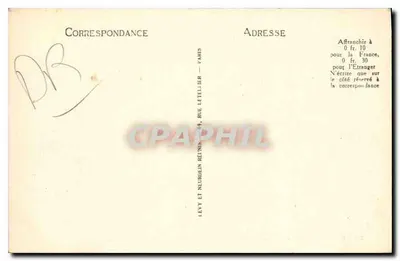 Compiegne - Widok Beaux Monts z Tarasy Zamku - LL — Rewers