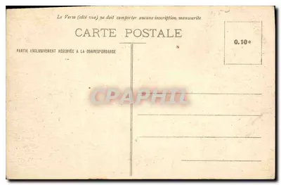 Compiègne - Zamek widziany z Parku — wydawca Héron & Cie, nr 6 — Rewers
