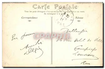 Pałac w GOMPIEGNE — Historia JASONA i MÉDEE: Jason zdradza Médée, Médée zabija swoich dwóch synów i zatrucie Créusa (tapicerki) — R.D. Fot. — Rewers
