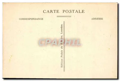 Lourdes — Objawienie Świętego Serca przez Bienawę Marguerite-Marie Alacoque — Wydawnictwo Palais du Késaire — Rewers