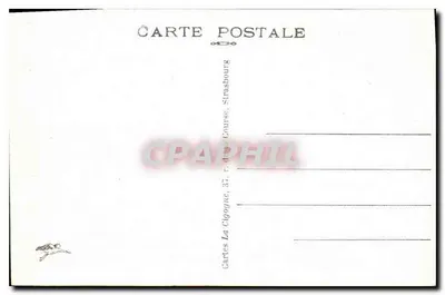 Le Saut du Doubs — wodospad w kanionie skalnym — wydawca Cartes La Cigogne, Strasbourg — Rewers