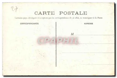 Louviers — Interior da Igreja — Livraria Barbier em Louviers — Verso