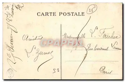 Gisors – Tour du Prisonnier — C.L.C. — Imp. Lith. A. Darlot — Rewers