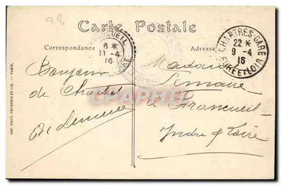 Katedra w Chartres — Wniebowzięcie, autor Briden — ND. Fot. — Rewers