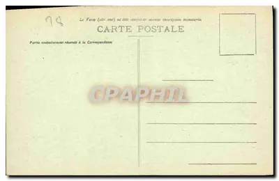 Katedra w CHARTRES (E.-et L.) — Portaal Północne — Wysunięte filary między prawą łukowicą a łukowicą centralną — G. Fournault, wyd. — Rewers
