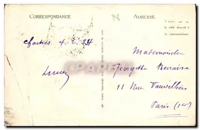 Chartres — Widok z mostu Świętego Hilarego — ND — Rewers