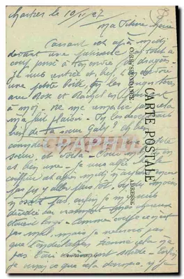 Chartres — Katedra — Notre-Dame-Sous-Terre — Krypta Świętej Małgorzaty — LL. — nr 177 — Rewers