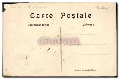 Antiga porta do Hotel de la Marine — editor Cliché A. Berhault, n° 315 — Verso