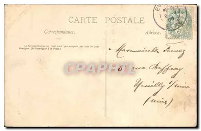 Évreux - La Cathédrale — vue de l'édifice gothique avec éditeur Imp. Laruelle, Évreux — Rewers