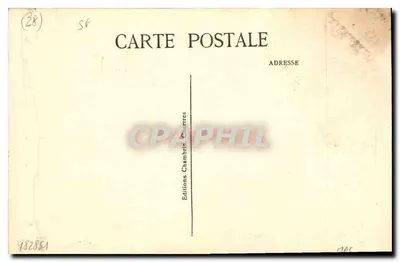 Statua portalu północnego katedry Chartres — XIII wiek — Cl. E. Houvet — Rewers