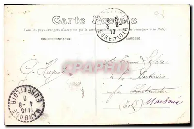 Castelo de Vaux (E.-et-L.) — vista panorâmica — J. Renoull editor — Verso