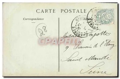 Catedral de Chartres — A Virgem do Pilar — ND. Fot. — Verso