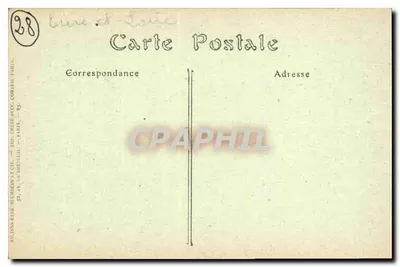 Kathedraal van Chartres — Pilastron van het Koninklijk Portaal — ND Phot. — Achterkant