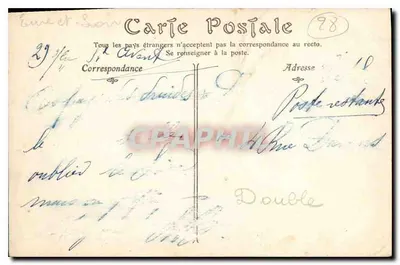 Statua Matki Boskiej z Dzieciątkiem — Katedra Chartres — Rewers