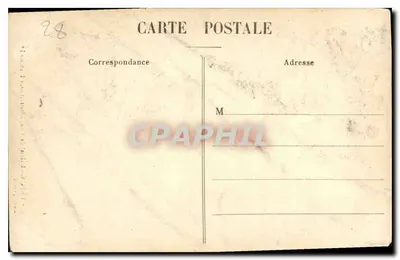 Dreux - Hotel de Ville, zbudowany pod panowanie Franciszka I — Cliché Ch. Foucault, Dreux, n°4 — Rewers