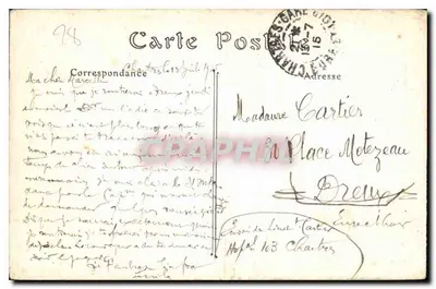 Katedra w Chartres — L'Assomption, autorstwa Bridana — ND. Phot. — Rewers