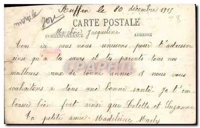 Chartres — Katedra — Widok z Placu Châtelet — LL — Rewers