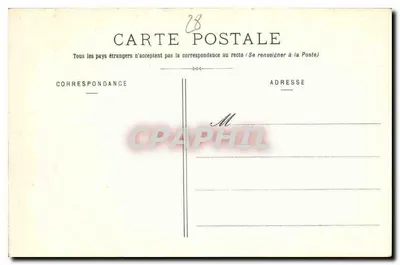 Katedra w CHARTRES - Nef — Ch. Foucault, wyd., Dreux — Rewers