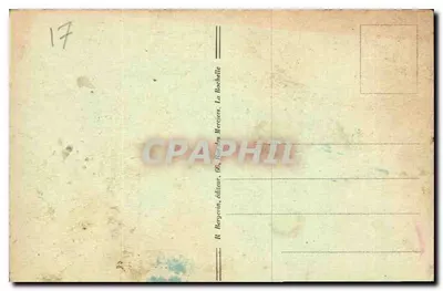 Fouras — Plaża w czasie kąpieli — R. Bergevin, wydawca, La Rochelle — Rewers