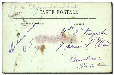 Royan — A Praia em direção ao Casino — LL. — n°7 — Verso