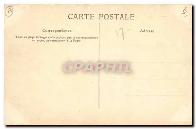 La Rochelle — O Hotel de Ville, Cour intérieure — L. C. n° 838 — Verso