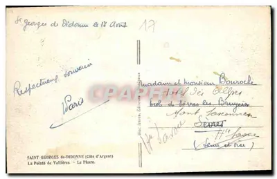 A Ponta de Vallières — O Farol — Editor Tito — Verso